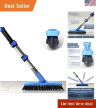 Adjustable 1.5 to 3.5 Ft Grout Brush Pro with Swivel Head &amp; Stiff Bristles - €25,88 EUR