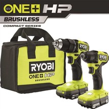 Ryobi ONE+ HP 18V Brushless Cordless Compact 1/2 in. Drill and Impact Dr... - $304.99