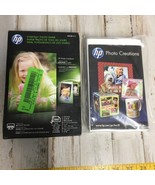 HP Everyday Photo Paper 100 Sheets GLOSSY 4 x 6 Q5440A Open Package - $174.67 MXN