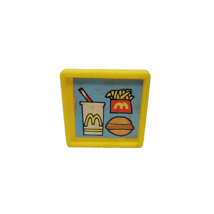 Vintage Playskool McDonald&#39;s Food Tray No #430 Yellow Plastic - $11.26