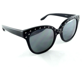 Zenni Womens Cat Eye Black Sunglasses FRAMES ONLY with Studs 51-22-145 1... - £17.07 GBP