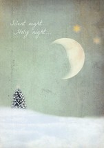 Silent Night Holy Night - Christmas Tree Free Greeting Card - 14726 - $25.61 MXN