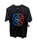 Red Chapter Marvel Civil War Iron Man Captain America Black T Shirt Tee ... - $29.99