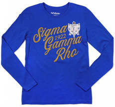Sigma Gamma Rho M3 Long Sleeve Tee Royal Blue - £32.07 GBP