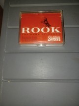 Vintage 1964 Rook Card Game by Parker Brothers Complete, Rule Book, &amp; Case Red - £7.90 GBP