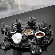 LaModaHome Espresso Coffee Cups Set, Turkish Arabic Greek Coffee Set, Co... - £61.78 GBP