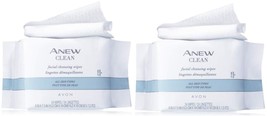 Avon Anew Clean Facial Cleansing Wipes 24 wipes x2 - $21.50