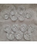 SET OF 13 Shot Glasses - Heavy Base Clear Glass Set - Tequila Whiskey Pa... - $363.29 MXN