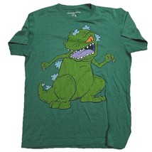 Rugrats Men T-Shirt Small Green Nickelodeon Reptar Dinosaurs Graphic Tee... - $9.99