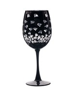 Halloween Two Tone Wine Glass Ghosts - $319.92 MXN