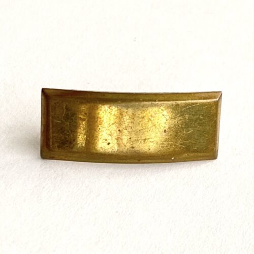 Vintage US Military 2nd Lieutenant or Ensign Gold Tone Insignia Bar Meyer Pin 1" - £15.94 GBP