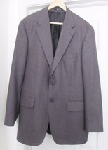 RALPH Lauren Men&#39;s Silk Wool Blend Blazer Sports Jacket Coat Gray Size 42 T - £47.74 GBP