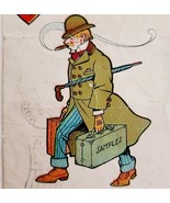 Raphael Tuck Valentine 1906 Bowler Hat Smoking Cigar Salesman Series 7 P... - $1,484.73 MXN