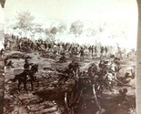 Guerra Civile Battle Di Gettysburg Da Louis Prang Univeral Vista Co Ster... - $42.15