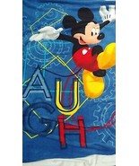 Mickey Mouse Clubhouse Laugh Gears child throw blanket 42x60 Blue  - £21.78 GBP