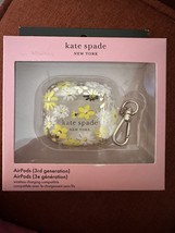 Kate Spade Yellow Floral Apple AirPods 3rd Generation Protective Case Ne... - $14.99