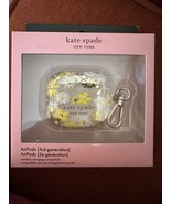 Kate Spade Yellow Floral Apple AirPods 3rd Generation Protective Case Ne... - $279.70 MXN