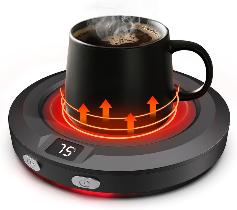Mug Warmer, 30W Coffee Cup Warmer with 3 Temp Setting & Ambient Light, 2-12 Time Item image 10