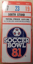 Toronto Blizzard 1981 Soccer Bowl Ticket Stub Canada Collecible Dominion... - £15.78 GBP