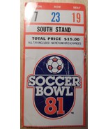 Toronto Blizzard 1981 Soccer Bowl Ticket Stub Canada Collecible Dominion... - £15.54 GBP