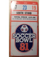 Toronto Blizzard 1981 Soccer Bowl Ticket Stub Canada Collecible Dominion... - €16,88 EUR