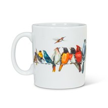 Birds Jumbo Mug Coffee Tea Ceramic 16 oz Wrap Around Design 4" High Colorful image 1