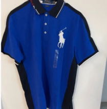 Polo Ralph Lauren R.L. Collar Mesh Big Pony  Polo/Rugby Navy Blue - £62.92 GBP