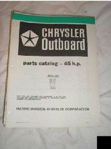 Chrysler Outboard Parts Catalog 45 HP - £6.95 GBP