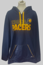 Men&#39;s NBA Indiana Pacers Basketball Hoodie Sweatshirt Navy Blue Yellow Size 2XL - £24.77 GBP