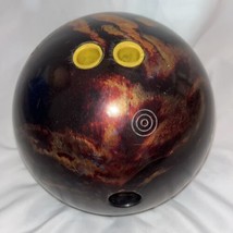 Ebonite Conquest Matrix Bowling Ball Maroon Gold Swirl 14lbs 2oz Drilled... - $34.64