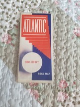 Atlantic oil  gas New Jersey road map  good condition, rare - $4.94