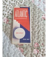 Atlantic oil  gas New Jersey road map  good condition, rare - $4.94