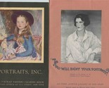 Who Will Paint Your Portrait &amp; Portrait Painters Clearing House Booklets... - $47.52