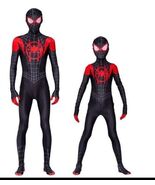 Into the SpiderVerse Miles Morales Spiderman Jumpsuit Kids/M - $32.05 CAD