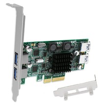 4-Ports Pcie Superspeed 5Gbps Usb 3.0 Expansion Card For Windows And Linux Deskt - £73.14 GBP