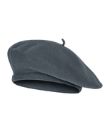 Top Headwear Wool Blend French Bohemian Beret Color Charcoal - £15.73 GBP