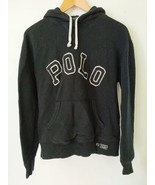 Vintage Polo Ralph Lauren RL 67  Men M Blue Hoodie Sweatshirt Logo Q - €30,70 EUR