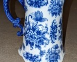 Cracker Barrel Country Store Blue White Porcelain 9” Repro Antique Style... - $79.19