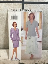 Butterick Sewing Pattern Misses Petite Jacket Skirt 5999 Sizes 8 10 12 U... - £5.44 GBP