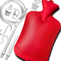 2L Home Enema Bag Kit with 2 Tips, 60 Inch Silicone Hose, Controlable Fl... - €10,70 EUR