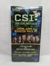 CSI Crime Scene Investigation Crime Game And Booster Pack #1 - £17.52 GBP
