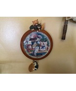 BRADFORD EXCHANGE Purr-feet Times Cat Wall Clock Jurgen Scholz Works w/ COA - $1,396.63 MXN