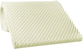 Hospital Bed Twin (79&quot; X 35&quot;), Egg Crate Mattress Topper, Ventilated, Convoluted - £54.31 GBP