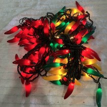 3 Strands of Red Hot and Mixed Chili Pepper String Lights - £23.55 GBP