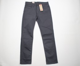 New Levis 511 Mens 32x32 Stretch Slim Fit Straight Leg Denim Jeans Pants Gray - £51.39 GBP