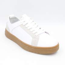Bar III Men Low Top Lace Up Sneakers Ventura Size US 7M White Leather Suede - $15.73