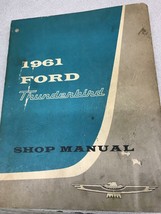 1961 Ford Thunderbird T-Bird Servizio Negozio Repair Officina Manuale Worn OEM - £23.44 GBP