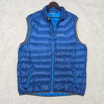 Eddie Bauer First Ascent Down Puffer Vest Mens TXL Blue Oudoors Active H... - £26.75 GBP