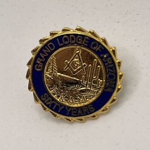 Masonic Grand Lodge Of Arizona Masons Club Organization Enamel Lapel Hat... - $5.95