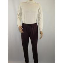 Men's Monte Carlo Turkey Jogging Suit 2pc Jump Set Stretchable 95164 Burgundy image 7